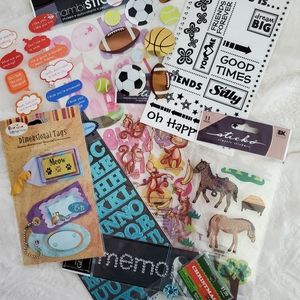 Random Scrapbooking Stickers